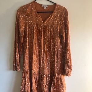 Rust Colored Short Hayden Prairie Dress